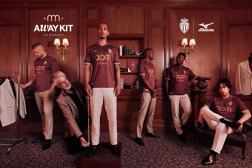 Camisa reserva Monaco 2026-2027 Mizuno