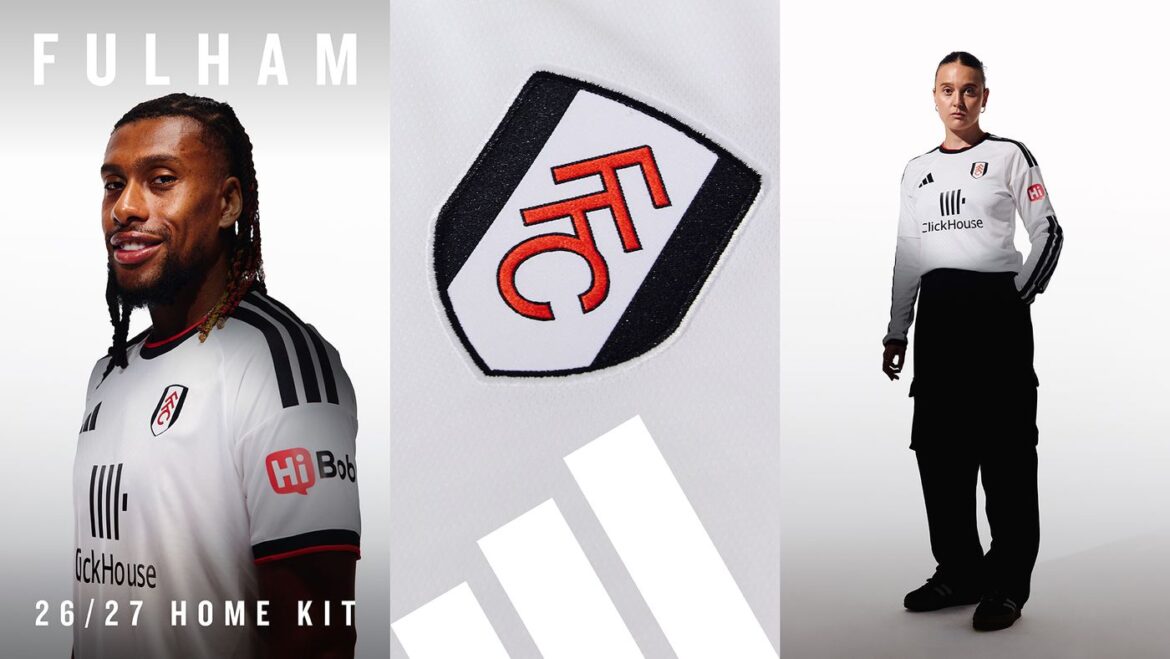 Camisa titular do Fulham FC 2026-2027 adidas