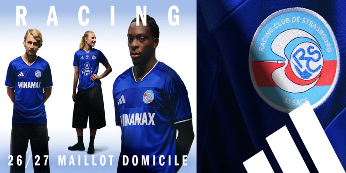 Camisa titular rc strasbourg 2026-2027 adidas
