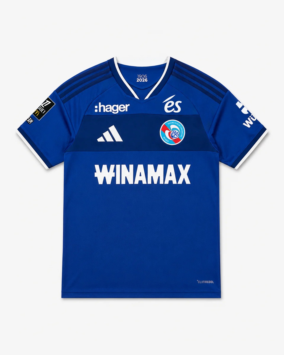 Camisa titular rc strasbourg 2026-2027 adidas