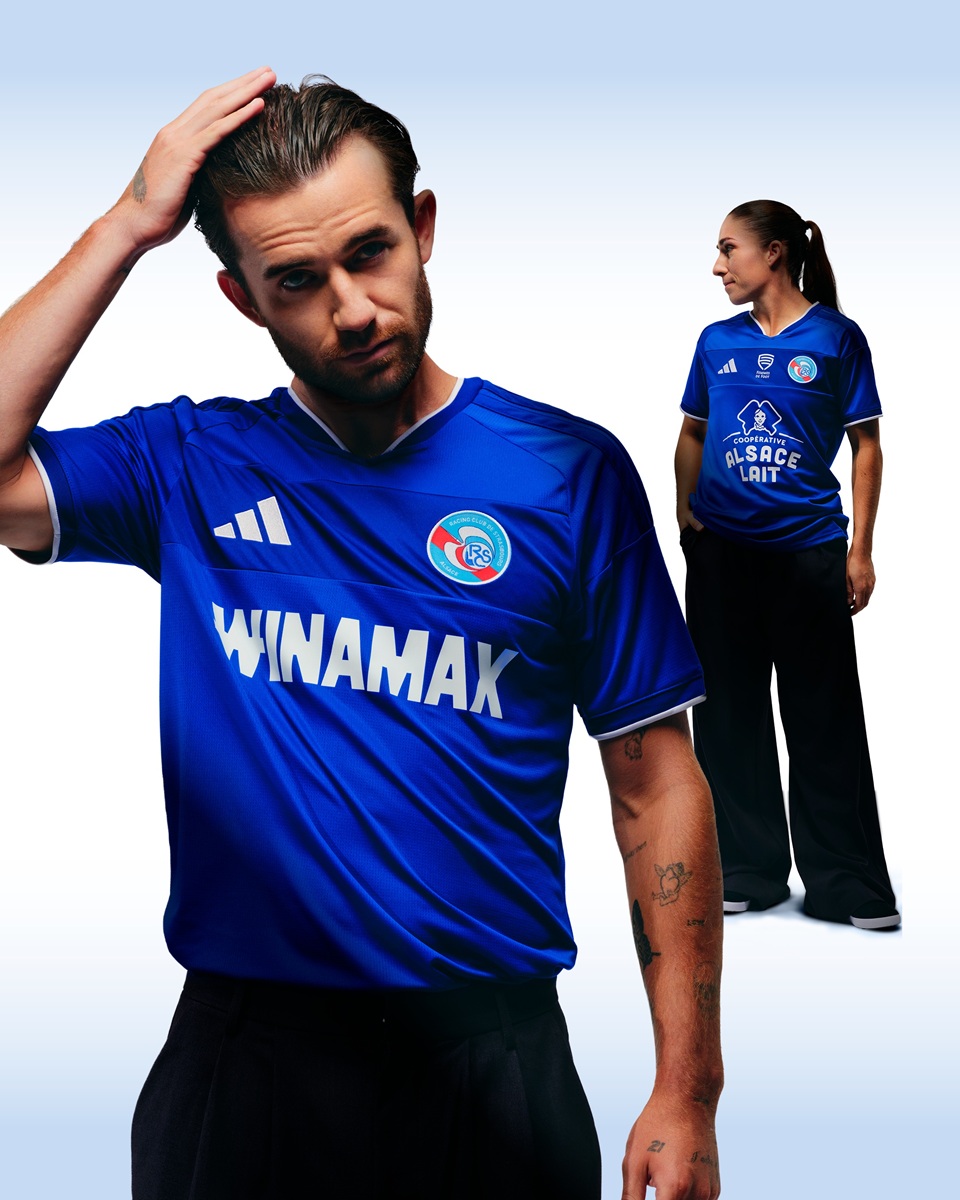Camisa titular rc strasbourg 2026-2027 adidas