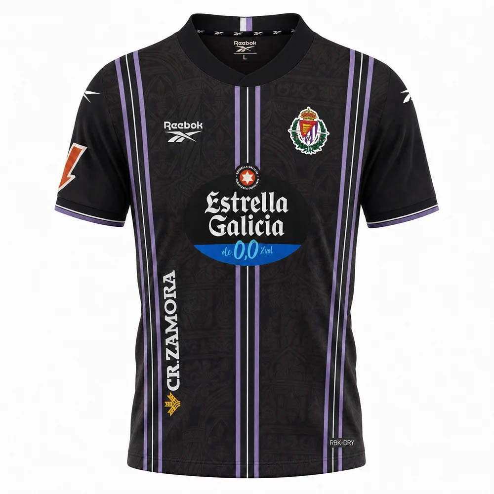 Camisa reserva do Real Valladolid 2026-2027 Reebok
