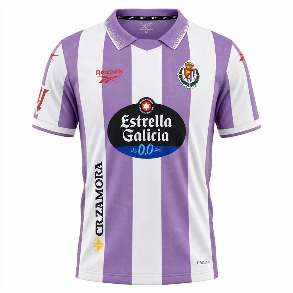 Camisa titular do Real Valladolid 2026-2027 Reebok