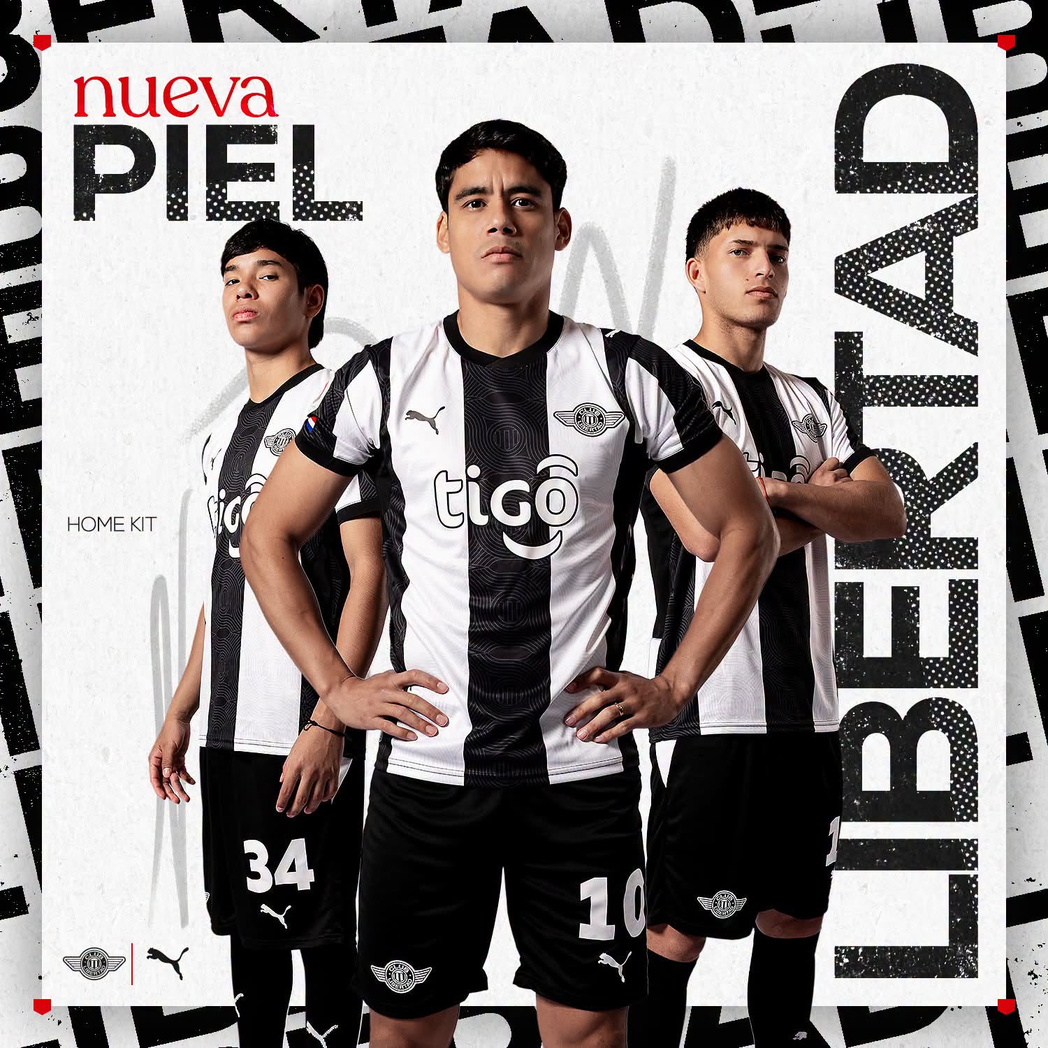 Camisas do Club Libertad 2026-2027 PUMA Home