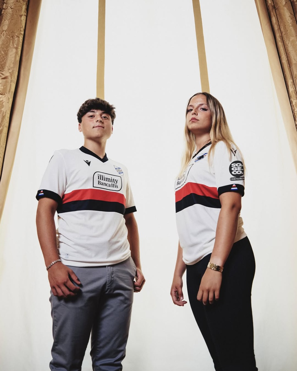 Camisas da Sampdoria 2026-2027 Macron