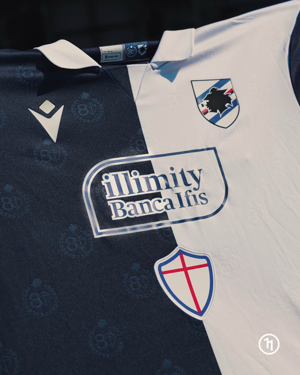 Camisas da Sampdoria 2026-2027 Macron