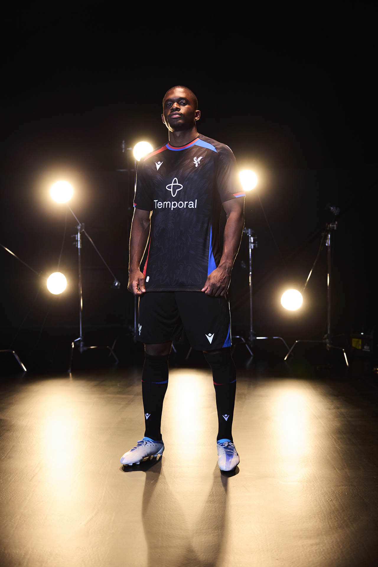 Camisa preta do Crystal Palace 2026-2027 Macron