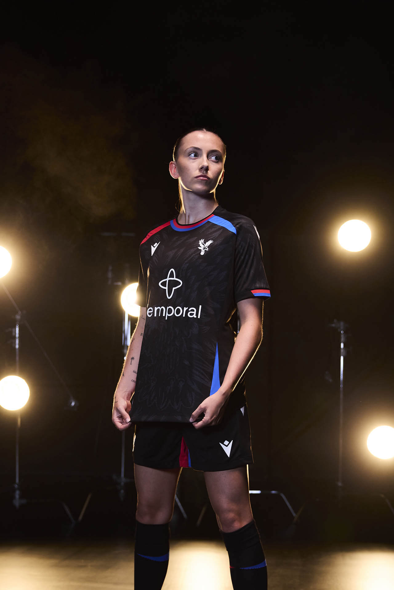 Camisa preta do Crystal Palace 2026-2027 Macron
