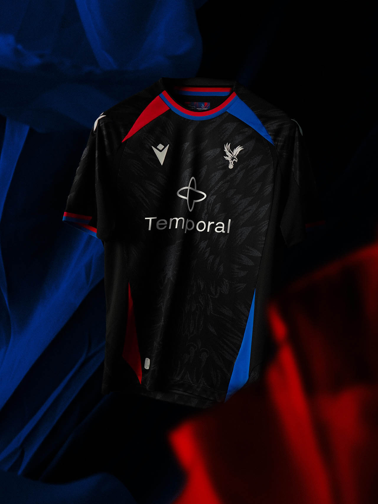 Camisa preta do Crystal Palace 2026-2027 Macron