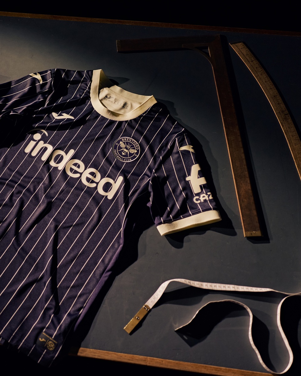 Nova camisa reserva do Brentford FC 2026-2027 JOMA