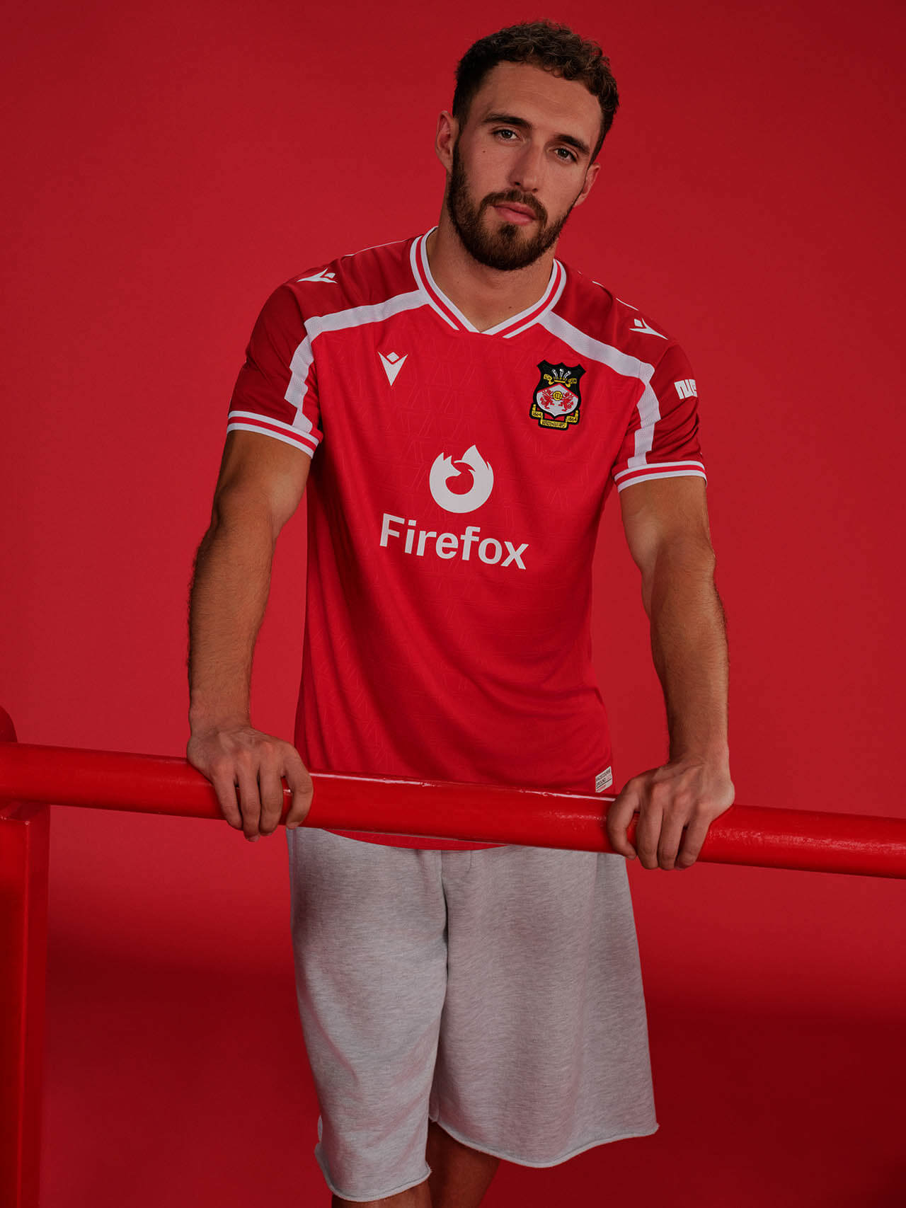 Camisa titular do Wrexham 2026-2027 Macron