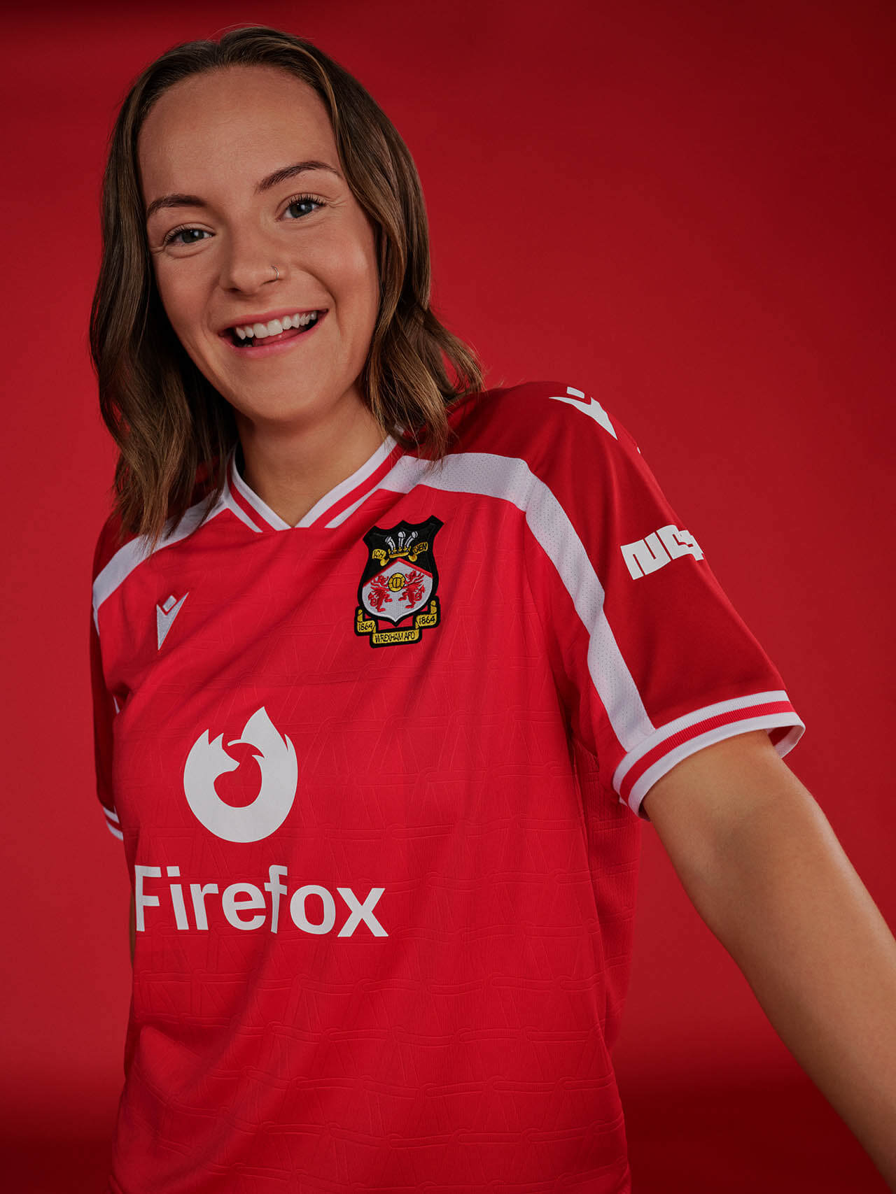 Camisa titular do Wrexham 2026-2027 Macron