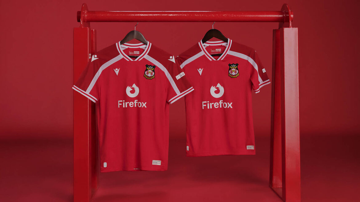 Camisa titular do Wrexham 2026-2027 Macron
