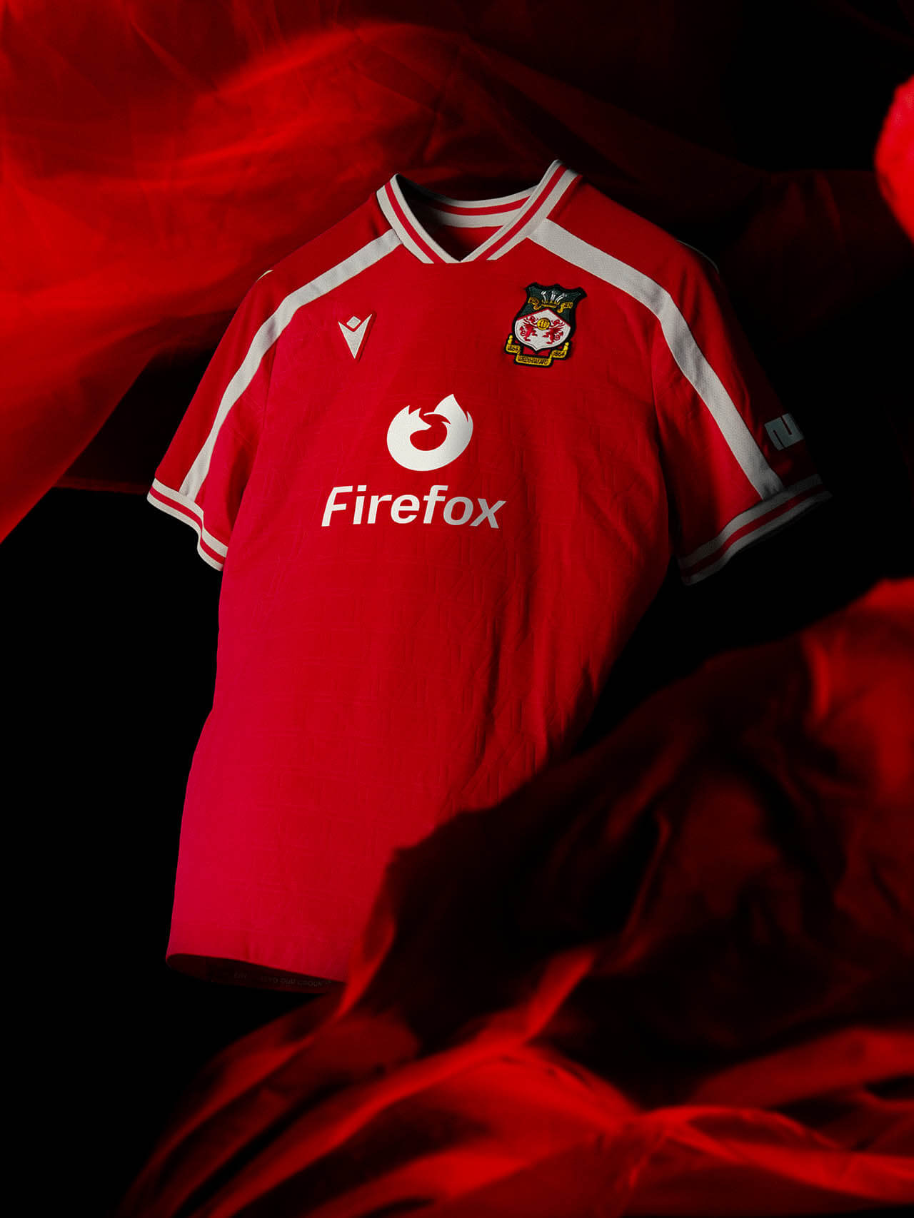 Camisa titular do Wrexham 2026-2027 Macron