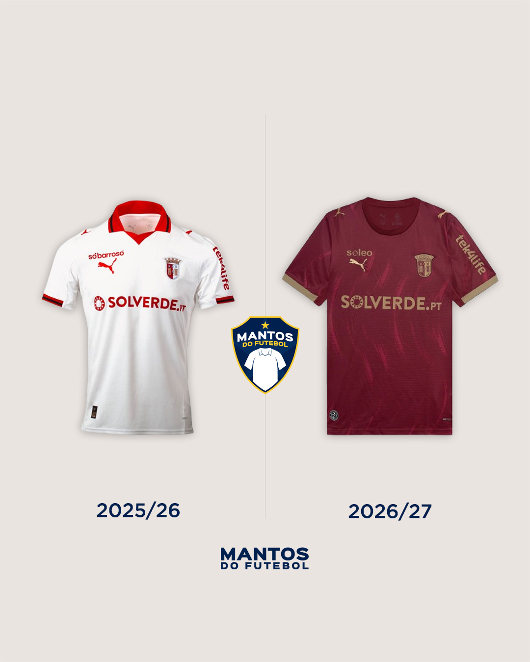 Camisa reserva do Sporting Braga 2026-2027 PUMA