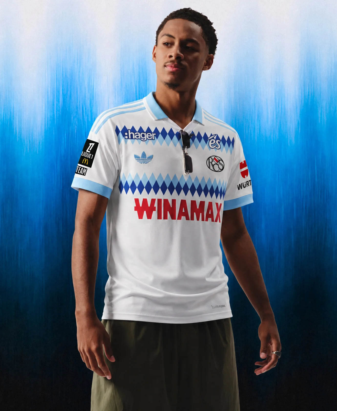 Camisa reserva do Racing Strasbourg 2026-2027 adidas