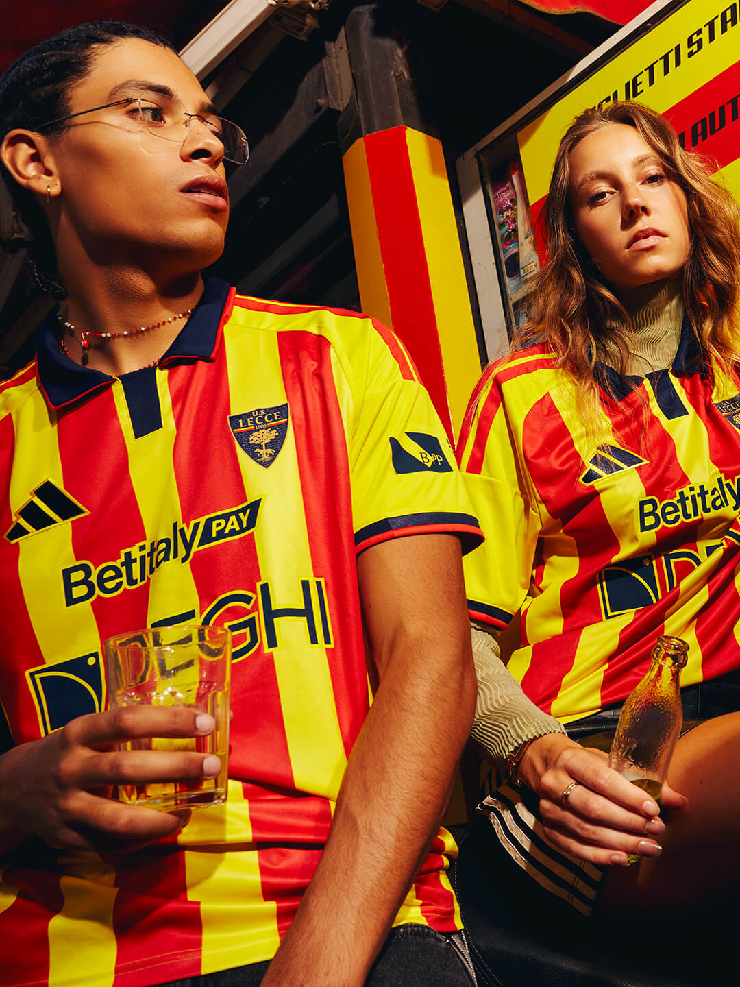 Camisa titular do US Lecce 2026-2027 adidas