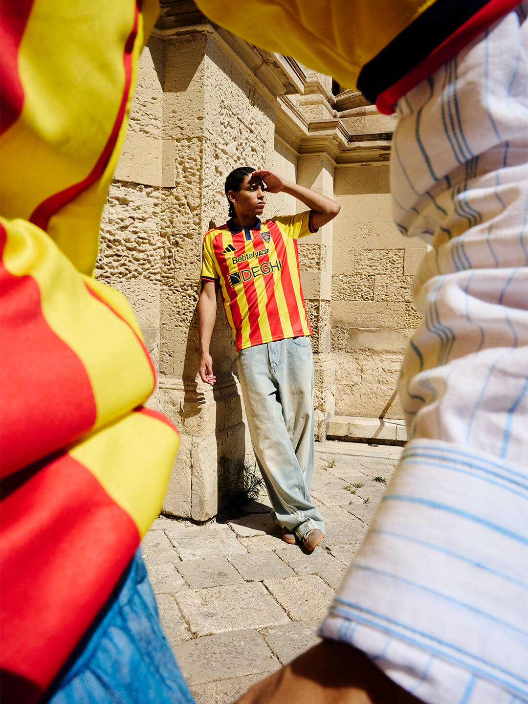 Camisa titular do US Lecce 2026-2027 adidas