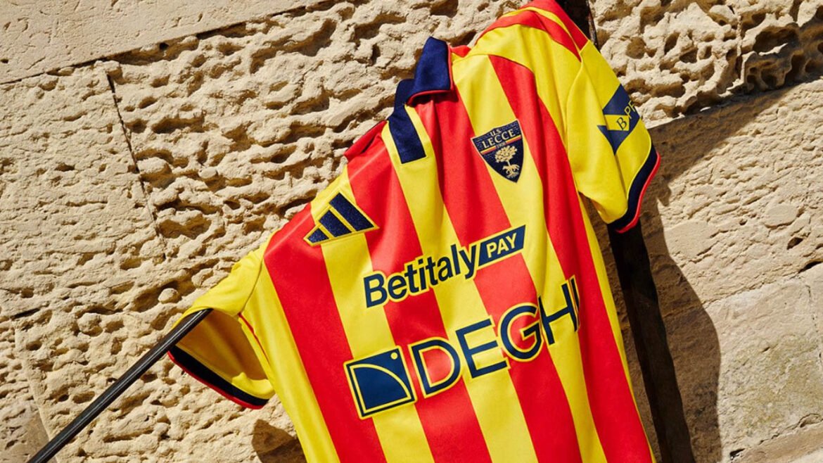 Camisa titular do US Lecce 2026-2027 adidas