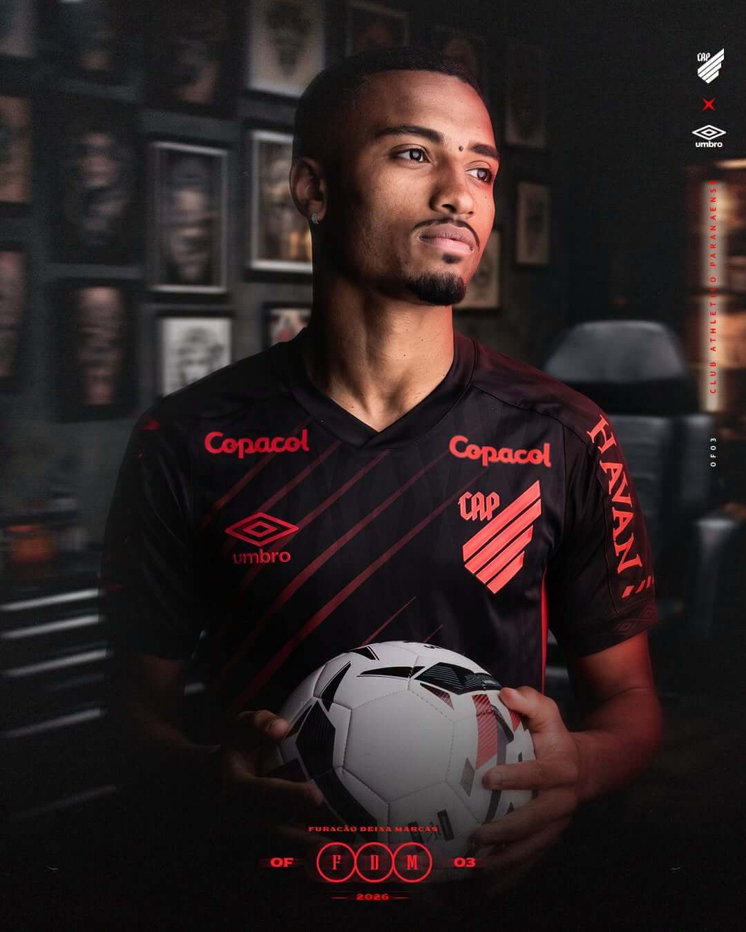 Terceira camisa do Athletico-PR 2026 Umbro