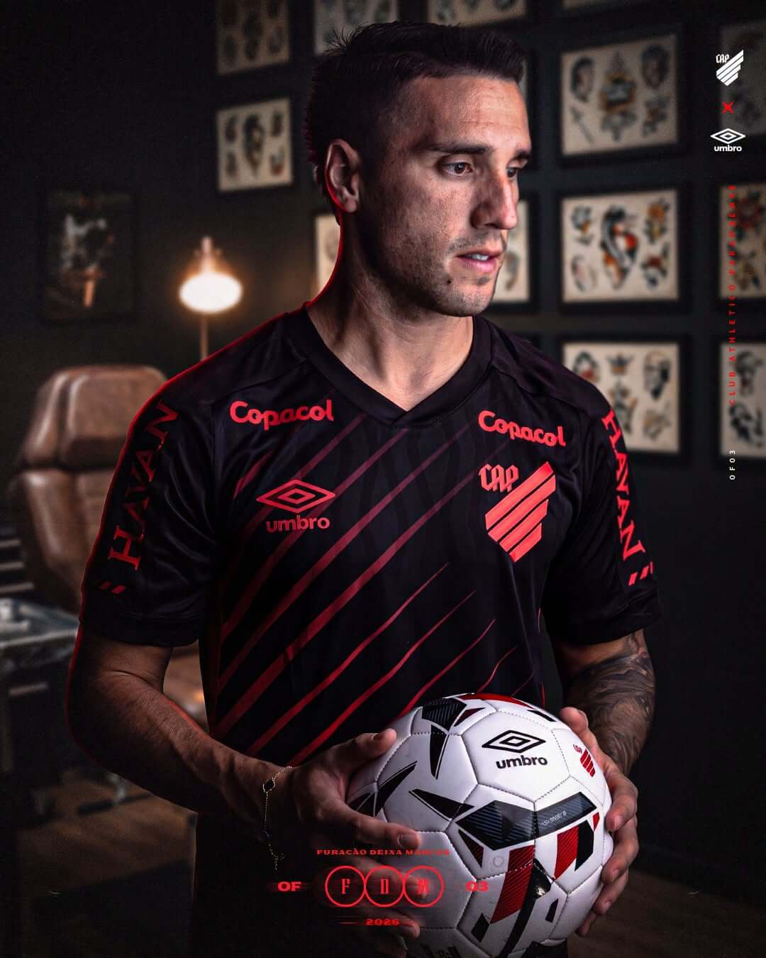 Terceira camisa do Athletico-PR 2026 Umbro