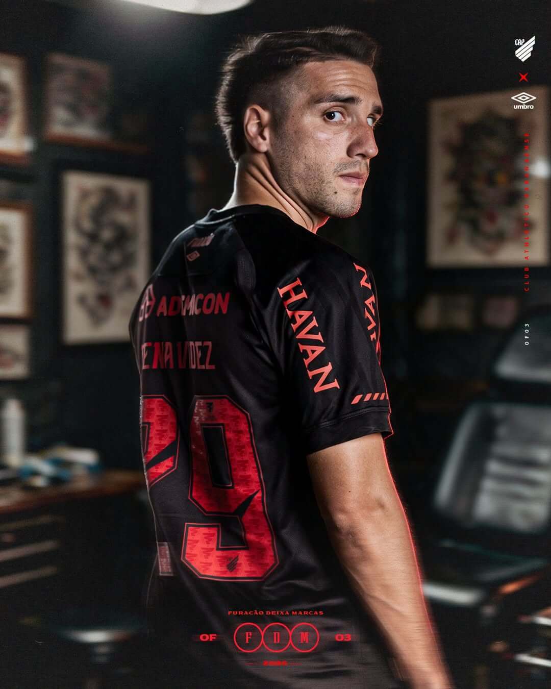 Terceira camisa do Athletico-PR 2026 Umbro