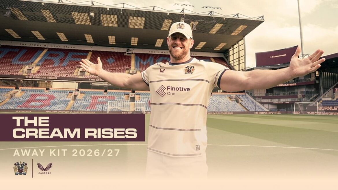 Camisa reserva do Burnley 2026-2027 Castore