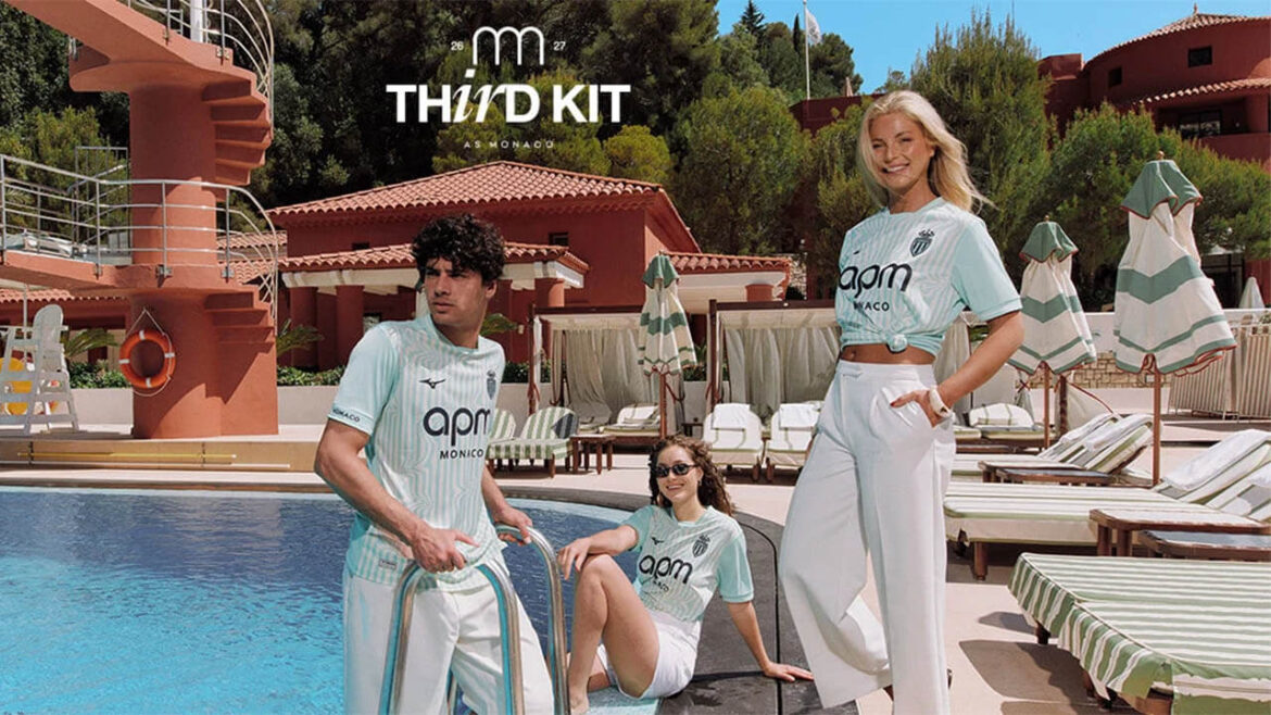 Terceira camisa do AS Monaco 2026-2027 Mizuno