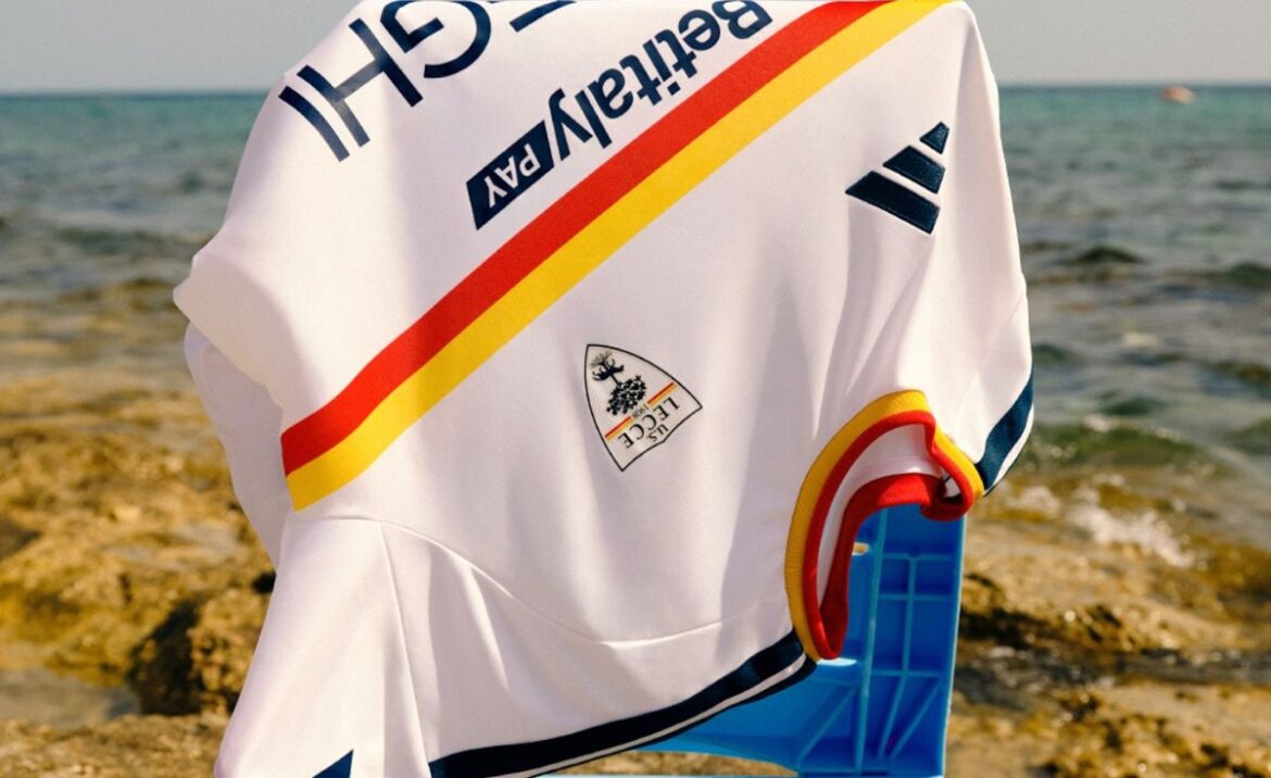 Camisa reserva lecce 2026-2027 adidas