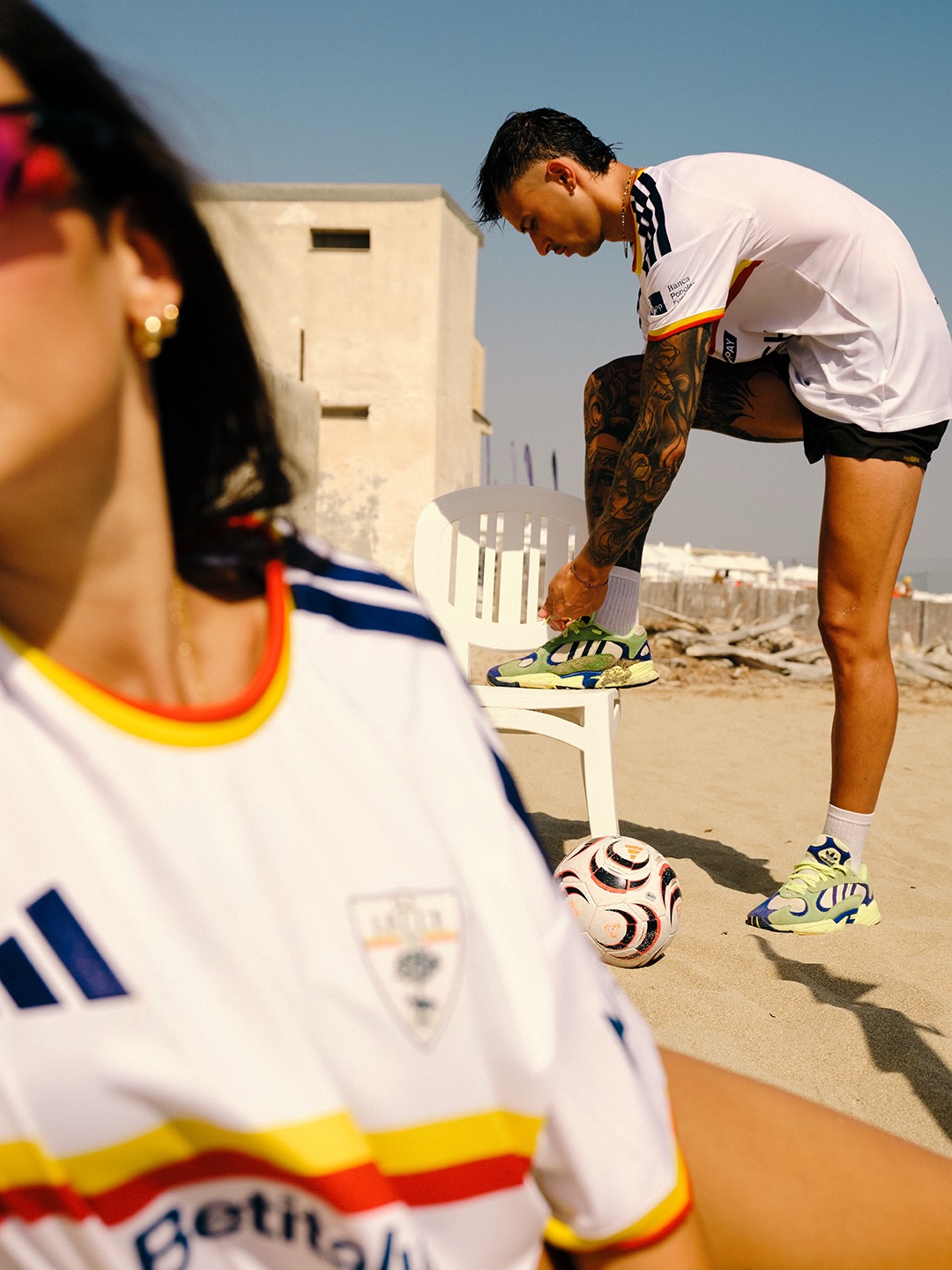 Camisa reserva lecce 2026-2027 adidas