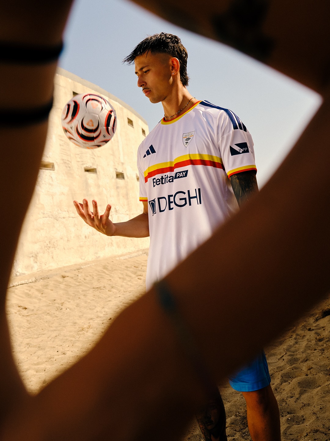 Camisa reserva lecce 2026-2027 adidas