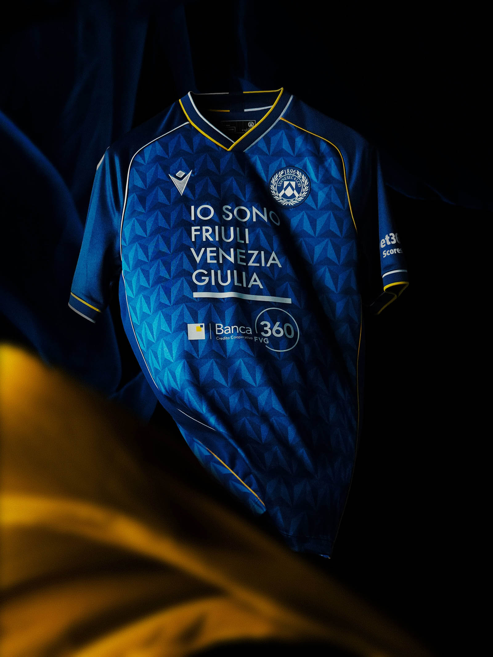 Camisa reserva da Udinese 2026-2027 Macron