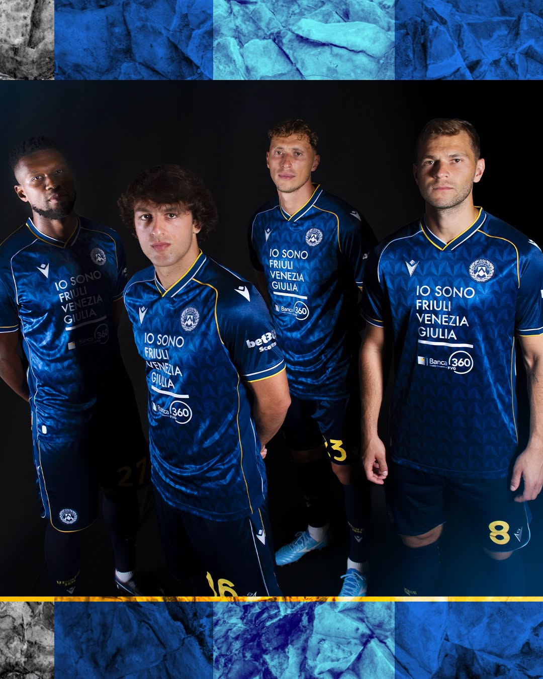 Camisa reserva da Udinese 2026-2027 Macron