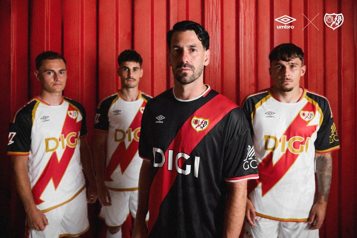 camisa titular do rayo vallecano 2026-2027 umbro