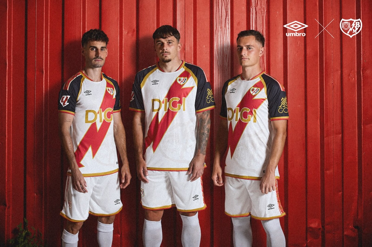 camisa titular do rayo vallecano 2026-2027 umbro
