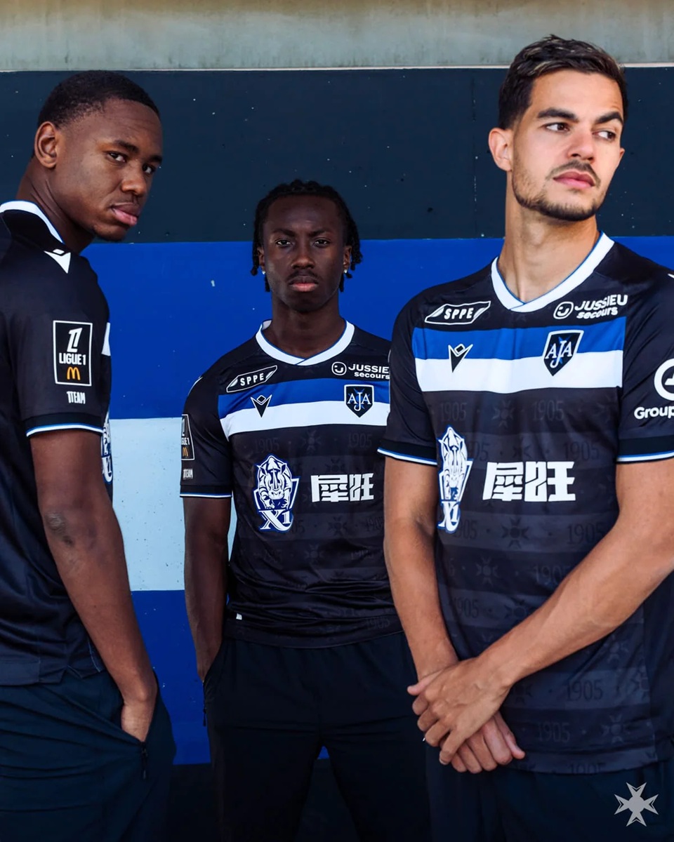 Camisa reserva do Auxerre 2026-2027 macron