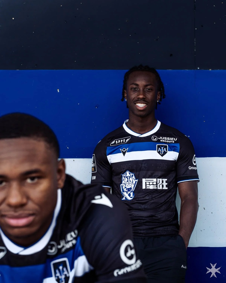 Camisa reserva do Auxerre 2026-2027 macron