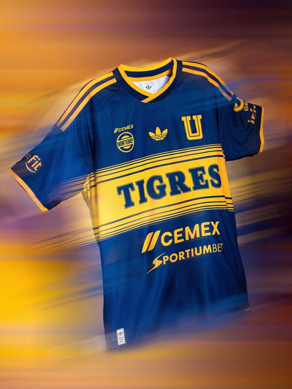 Camisa reserva do Tigres UANL 2026-2027 adidas kit