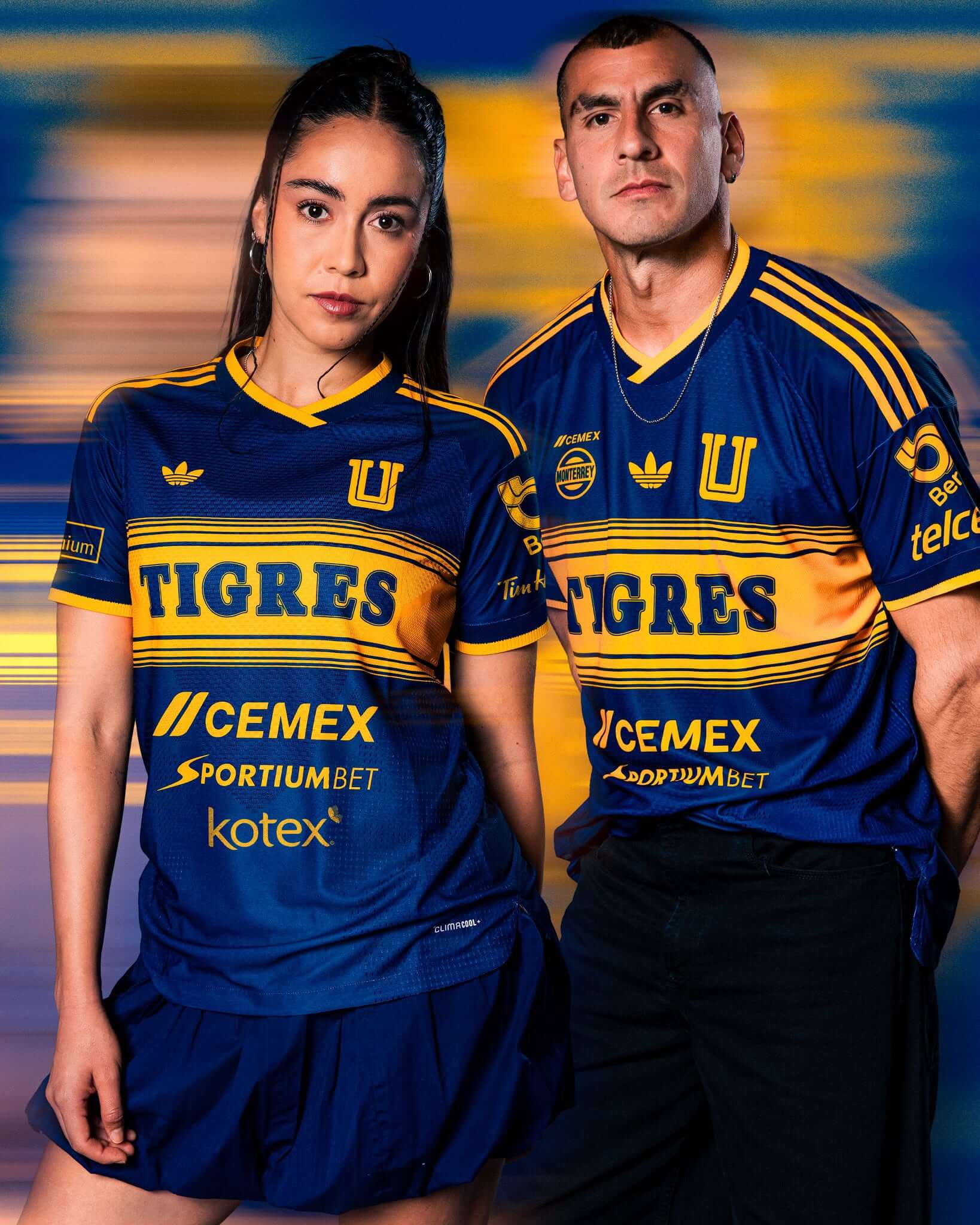 Camisa reserva do Tigres UANL 2026-2027 adidas kit
