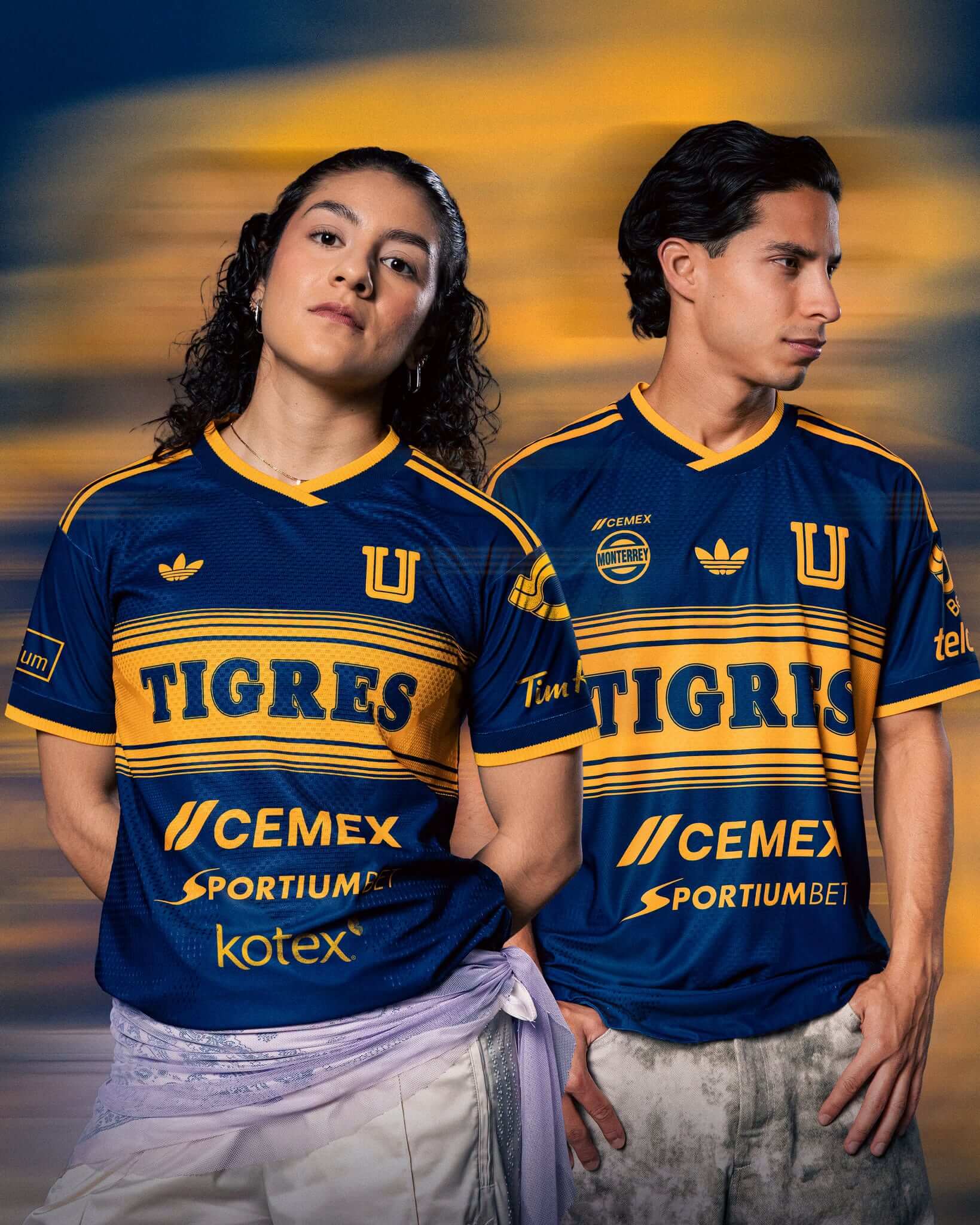 Camisa reserva do Tigres UANL 2026-2027 adidas kit