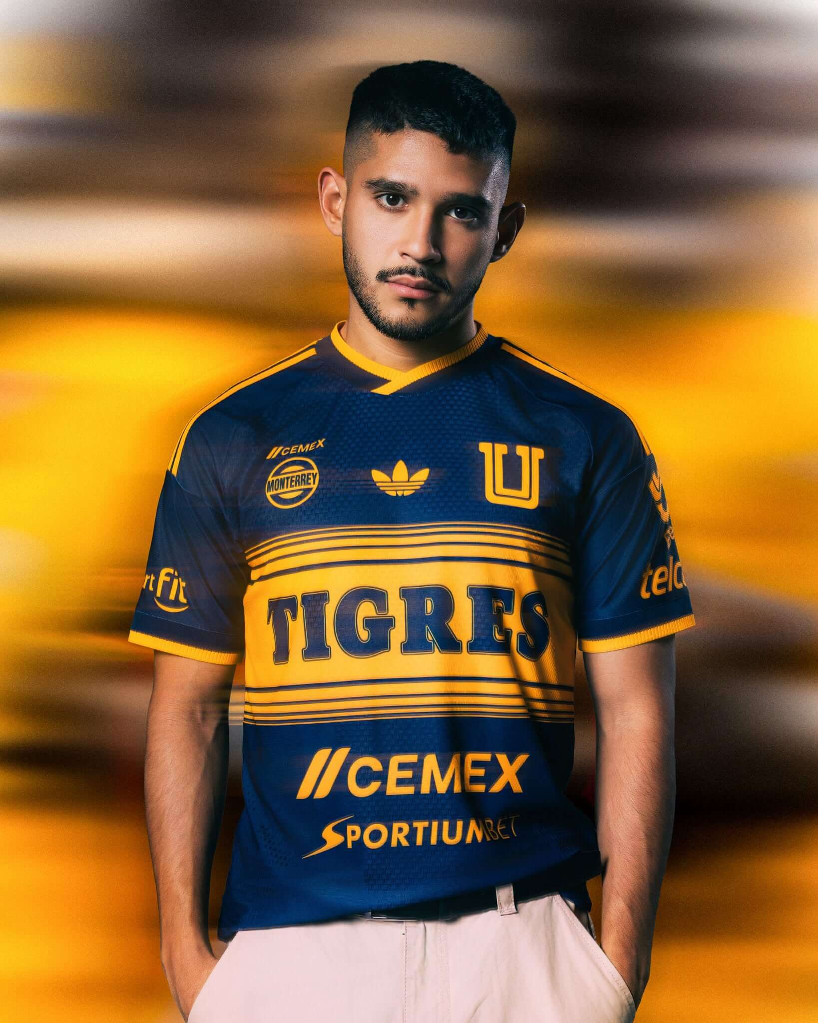 Camisa reserva do Tigres UANL 2026-2027 adidas kit