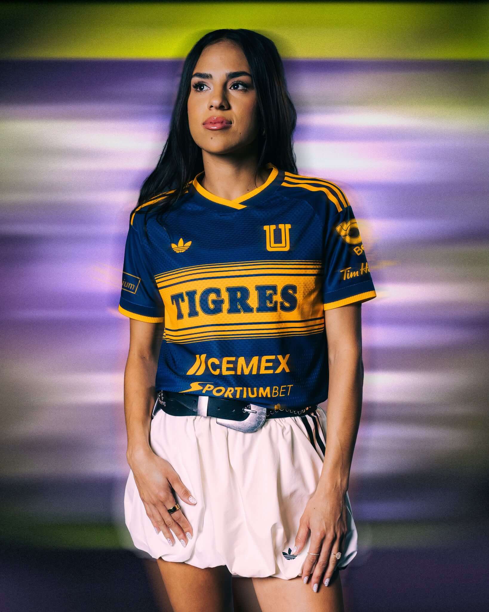 Camisa reserva do Tigres UANL 2026-2027 adidas kit