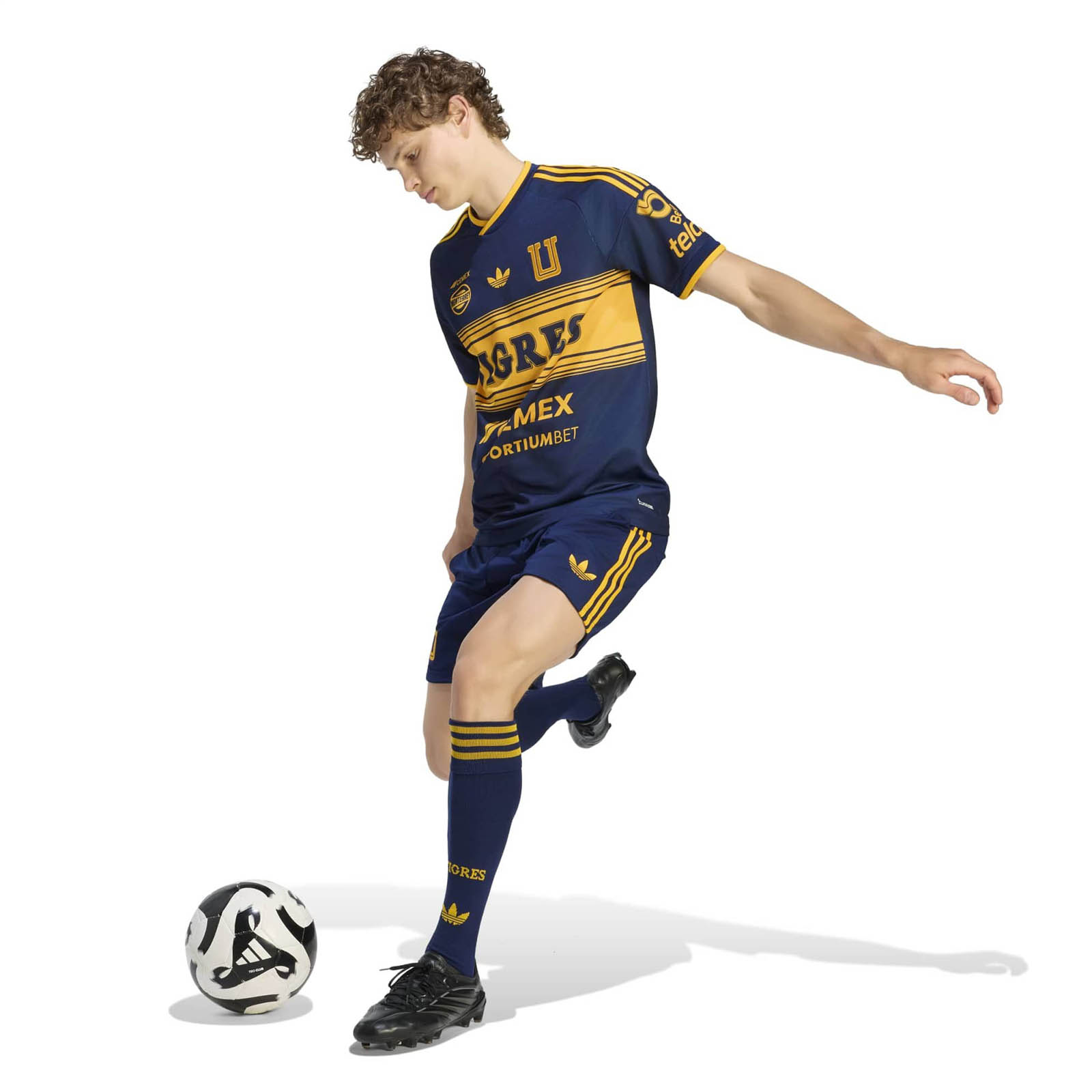 Camisa reserva do Tigres UANL 2026-2027 adidas kit