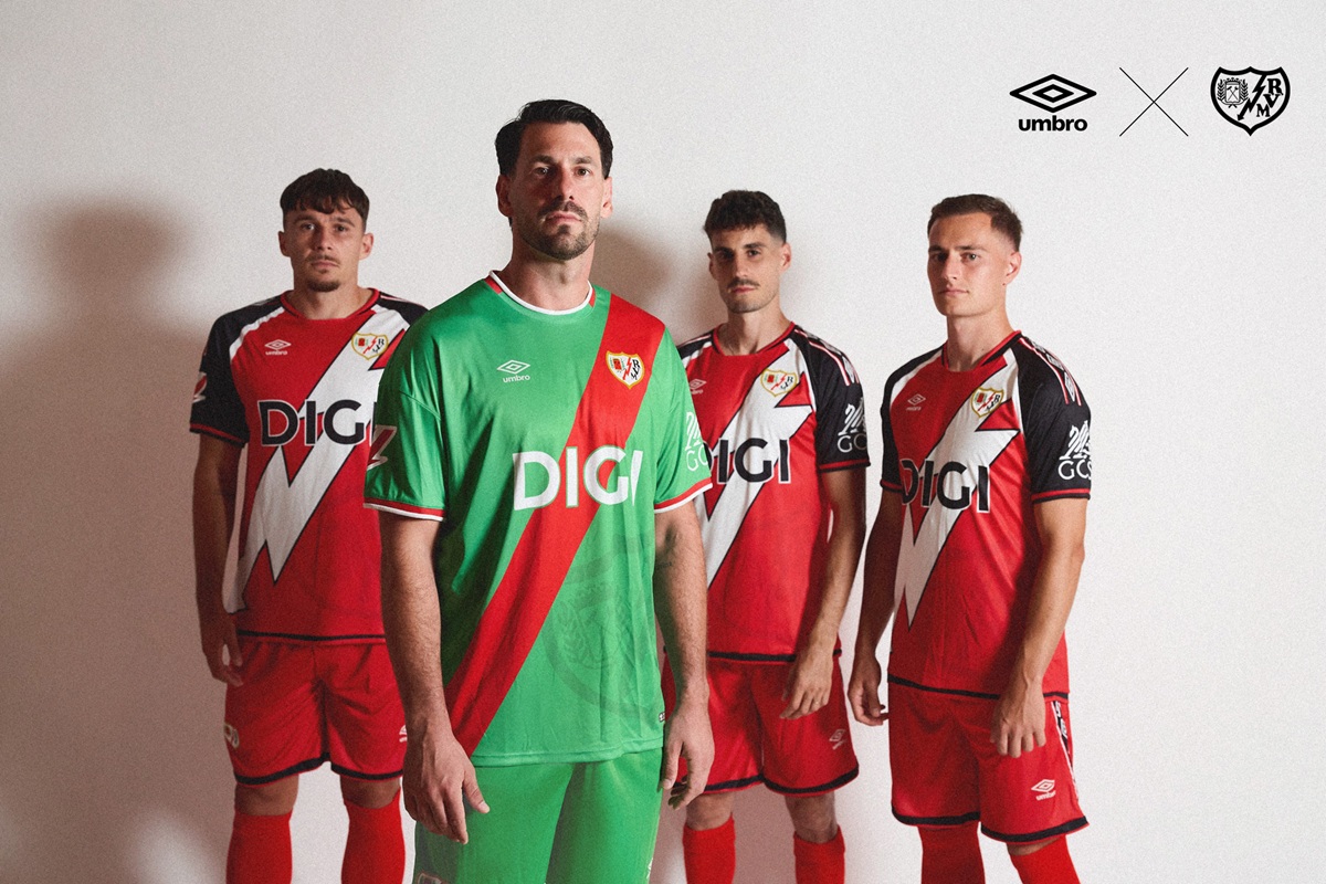 camisa reserva do rayo vallecano 2026-2027 umbro
