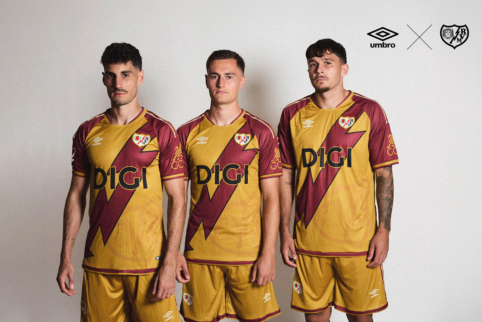 Terceira camisa do Rayo Vallecano 2026-2027 Umbro