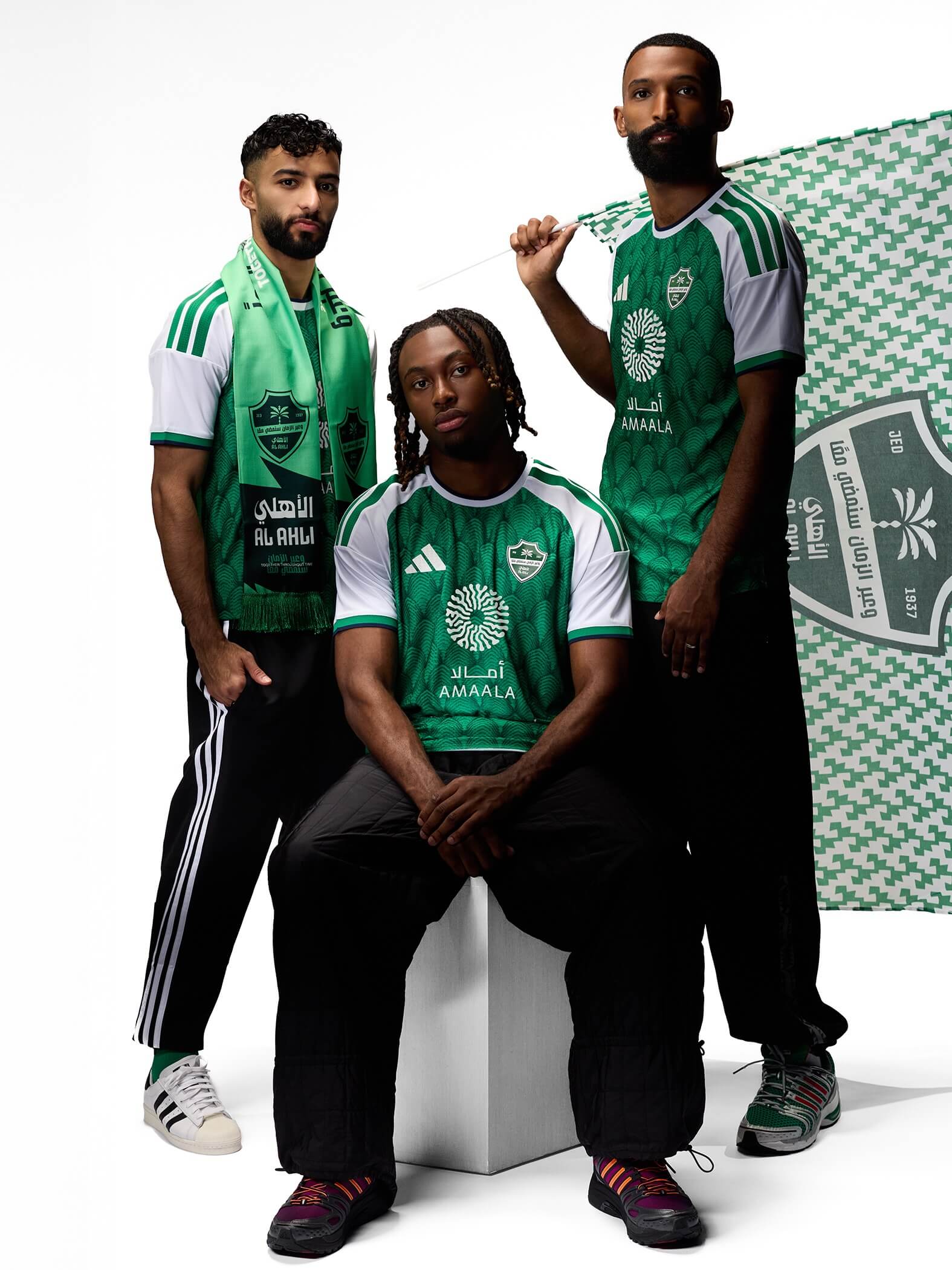 Camisa titular do Al-Ahli FC 2026-2027 adidas kit