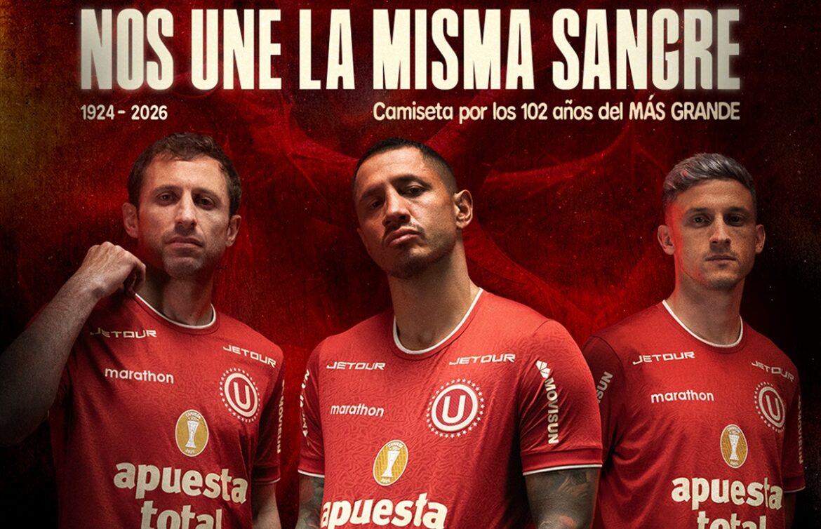 Camisa de 102 anos do Universitario 2026 marathon