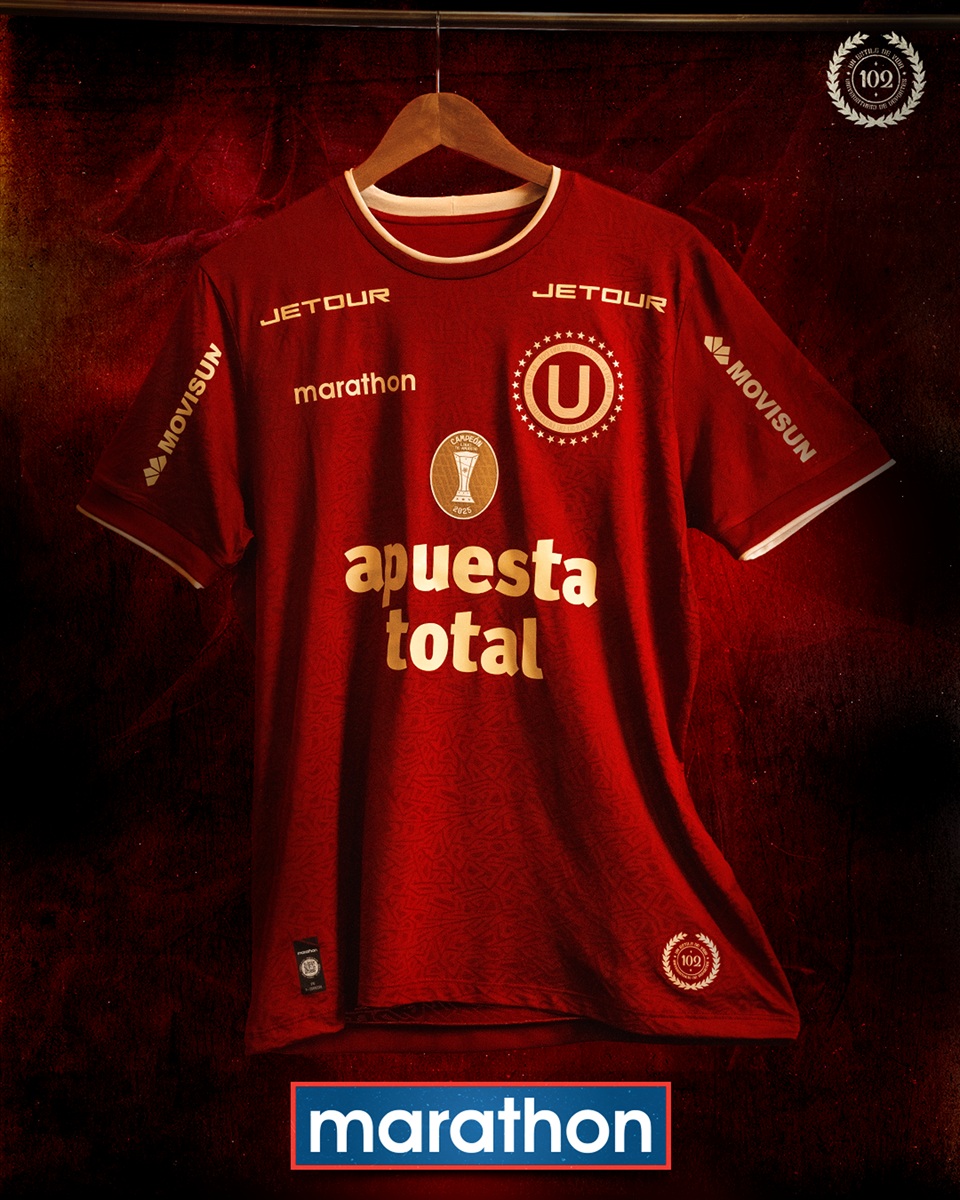 Camisa de 102 anos do Universitario 2026 marathon