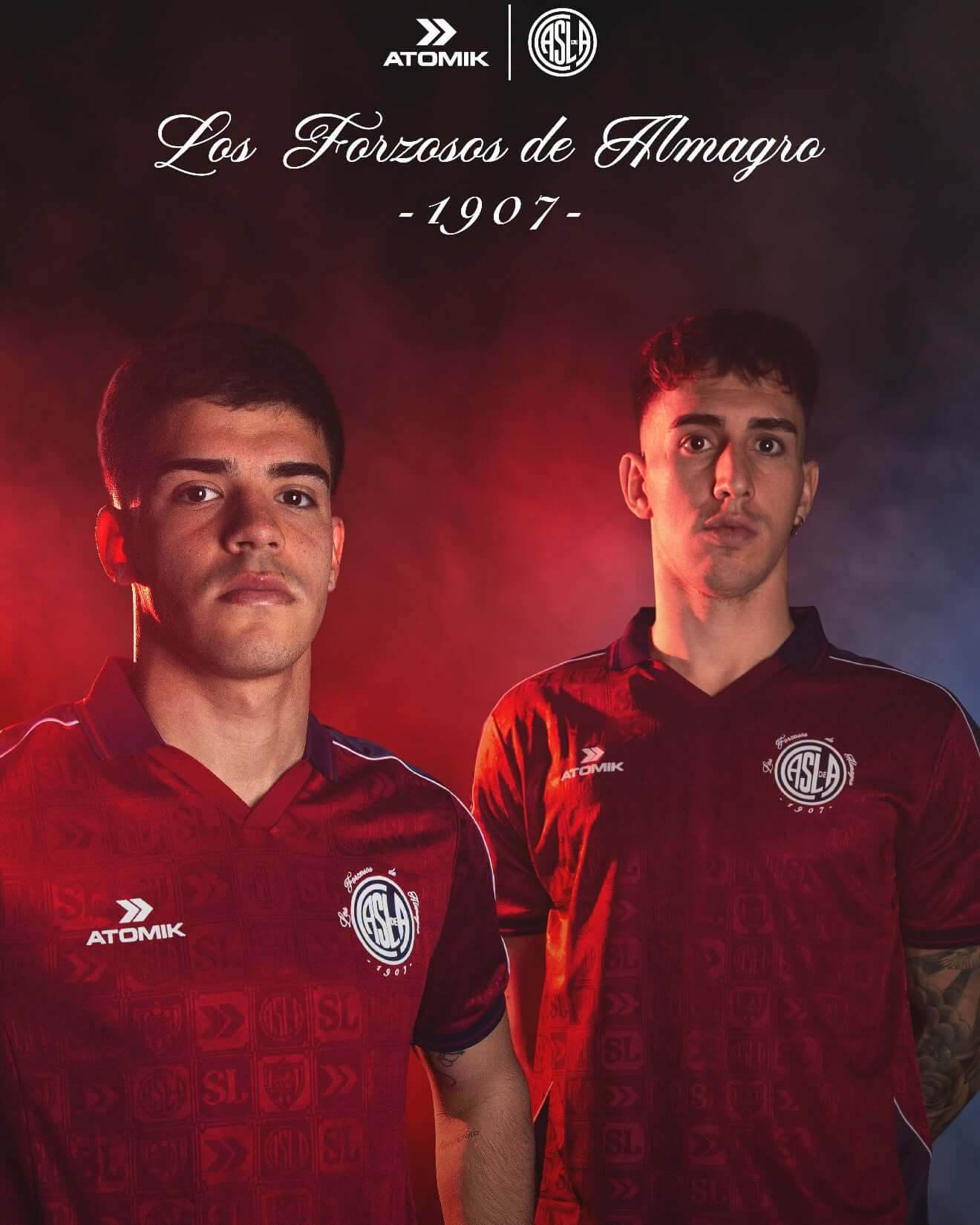 Terceira camisa do San Lorenzo 2026-2027 Atomik