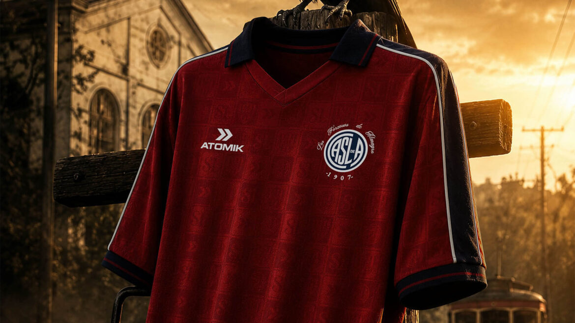 Terceira camisa do San Lorenzo 2026-2027 Atomik